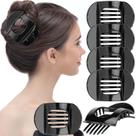 Clipes de cabelo RC ROCHE ORNAMENT Flat, 6 peças para cabelos grossos