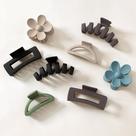Clipes de cabelo Sunolga Flower Claw Clips para mulheres, 8 peças