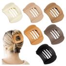 Clipes de cabelo TIME&TRAVE Large Square Flat para mulheres x4