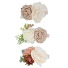 Clipes de cabelo WNYUJOY 3 peças de jacaré floral para recém-nascidos Clipes de cabelo WNYUJOY 3 peças de jacaré floral para recém-nascidos
