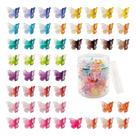 Clipes de cabelo XIEHE Butterfly, 50 pacotes de cores variadas para mulheres