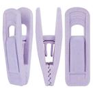 Clipes de cabide, veludo tinfol, roxo claro, 24 unidades para cabides de calças Clipes de cabide, veludo tinfol, roxo claro, 24 unidades para cabides de calças