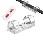 Clipes de cabo AFFAVON Strong Adhesive Cable Management (40 unidades) Clipes de cabo AFFAVON Strong Adhesive Cable Management (40 unidades)