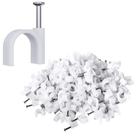 Clipes de cabo Darller 200 Pack Nail in Ethernet Cat6 Clipes de cabo Darller 200 Pack Nail in Ethernet Cat6