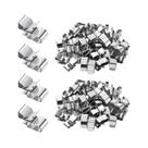 Clipes De Cabo De Aço Inoxidável 50PCS Material 304 Para Estrutura De Trailer, Fios De Painel Solar,