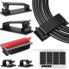 Clipes de cabo TidyHelper Black Large Cord Organizers 50 unidades Clipes de cabo TidyHelper Black Large Cord Organizers 50 unidades