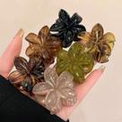 Clipes de garra de cabelo genéricos de flores pequenas, 6 peças para mulheres