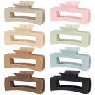 Clipes de garra de cabelo Mandydov Large de 4,1 polegadas antiderrapantes para mulheres x8