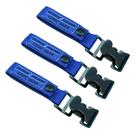 Clipes de luva KUNN para segurança no trabalho, alça porta-luvas azul, pacote com 3 Clipes de luva KUNN para segurança no trabalho, alça porta-luvas azul, pacote com 3