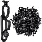 Clipes de luz de Natal Hooks Blulu 200 peças (pretos)