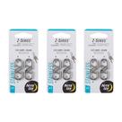 Clipes de mosquetão duplos de aço inoxidável Nite Ize Z-Series, pacote com 3