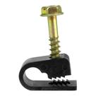 Clipes de parafuso para cabos Skywalker Flexible Single Black (pacote com 100)