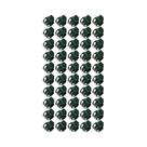 Clipes De Planta Verde Escuro Com 6 Garras 50/100 Peças, Suporte Para Orquídeas, Grampo Para Hastes