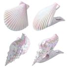 Clipes de toalha de praia Caloogn Shells para cadeiras de piscina de 4 peças
