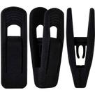 Clipes de veludo TOFIIGREM Black (pacote com 60) para roupas