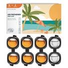 Clipes de Ventilação DRIVEJOY para Purificador de Ar de Carro - Pacote com 8 Peças (6 Havaianas + 2 Novas)