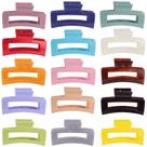 Clipes Hair Claw Clips CECIAOAIME Retangle, pacote com 15 para mulheres