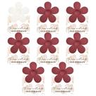 Clipes Hair Claw Clips DEEKA Floral, pacote com 8 propostas de dama de honra
