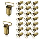 Clipes para Chupeta Demearly 25 Peças em Metal com Acabamento Bronze para DIY