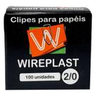 Clipes para Papéis em Aço Zincado com 100 Unidades - Wireplast