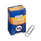 Clipes para Papel Brw 4/0 com 500gr Clipes para Papel Brw 4/0 com 500gr