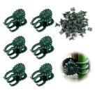 Clipes para plantas YFANITI 50 peças suporte para orquídeas 2 x 1 cm Clipes para plantas YFANITI 50 peças suporte para orquídeas 2 x 1 cm