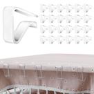 Clipes para Toalha de Mesa EKAREY 24 unidades Transparente e Durável Clipes para Toalha de Mesa EKAREY 24 unidades Transparente e Durável