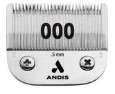 Clipper Blade Andis 64073 Ultra Edge removível de 0,5 mm 000