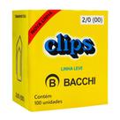 Clips 2/0 Linha Leve 100 unidades Bacchi