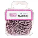 Clips 28mm Tilibra Dourado, Ouro Rose, Rosa Pastel, Pink Glitter 120 Unidades