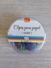 Clips Brw colorido 2/0 com 50 clips