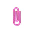 Clips Colorido Prendedor De Papel Rosa Neon Para Escritório Com 100 Uni