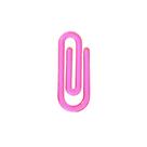 Clips Colorido Prendedor De Papel Rosa Neon Para Escritório Com 100 Uni