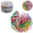 Clips de metal oval colorido com 160 pecas 30mm