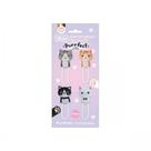 Clips decorado purrfect cats blt/4 - tilibra