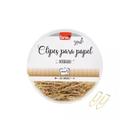 Clips dourado n.5 com 200 un brw