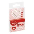 Clips especial diamante love dourado 12 un Molin Clips especial diamante love dourado 12 un Molin