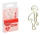 Clips Especial Molin Flamingo Dourado 12 Unidades Clips Especial Molin Flamingo Dourado 12 Unidades