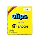 Clips galvanizado 3/0 50un - linha leve - bacchi