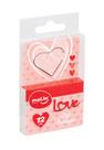 Clips Love Coração Rose Gold kit c/ 12 un - Molin