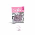 Clips Lyke Metálico Color Candy Rosa 33mm com 100 Unidades
