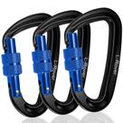 Clips Mosquetón L-Rover de Alta Resistencia 12 kN (2697 lbs) x3