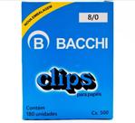 Clips Nº 8/0 Galvanizados Com 500 Gramas Bacchi Clips Nº 8/0 Galvanizados Com 500 Gramas Bacchi