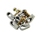 Clips para Cables Steren 200 Piezas Sujetacables Grises con Tornillo