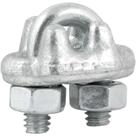 Clips Para Cabo de aço 1/8" - 3,18 mm, Pesado, Encartelado, Vonder Plus