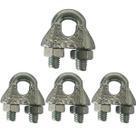 Clips Para Cabo de Aço Leve 5mm 3/16" Feito em Aço Carbono