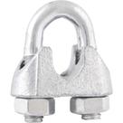 Clips Para Cabo De Aço Vonder 1/8" 3,18 Mm Galvanizado - 2 Unidades