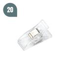 Clips para Costura Transparente - 20 unidades