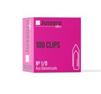 Clips para Papel Galvanizado 1/0 Jussara Caixa com 100 Unidades