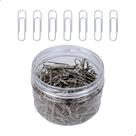 Clips Para Papel Inox Metal 3cm 160 Peças
